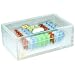 Dynalon 172165-0000 Acrylic Sample Box/Rack For Microcentrifuge Tubes for 1.5mL Microcentrifuge Tubes, 10" Length x 5.25" Width x 3" Height