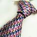 T4007 NEW Designer Necktie Hand Made Pink Blue Black Ties Theme Necktie for Men 100% ...