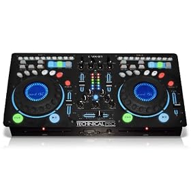 Technical Pro DMX-B1 2 Channel Double CD Player with Mixer (Black) by 