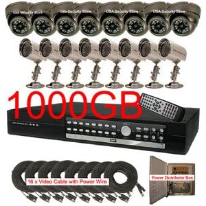 USA Security Store - 16 CCD 480TVL High Resolution Day/Night Vision