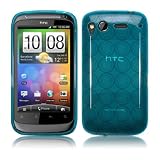 from AIO AIO Light Blue Hydro Gel Case Cover For HTC Desire S + LCD Screen Protector