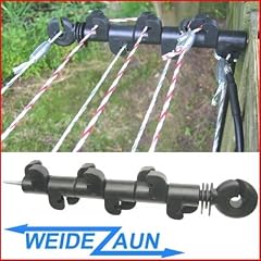 2x 7er-Isolator, Plus/ Minus, Anfangs/ Endisolator zur Marderabwehr
