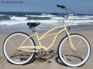 Women's Urban Lady 3 Speed Beach Cruiser Bike Color: Vanilla