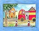 Rescue Heroes By S. Bowman 8 X 10 Art Print