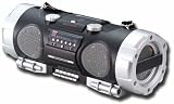 Lecteur CD cassette FM chaine hifi portable 4 HP design