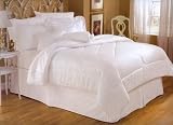 White Elegant Eyelet Comforter Set