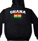 Ghana Flag International Soccer Sweatshirt, Ghanaian Soccer Mens Hoodie