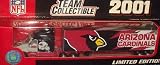 Arizona Cardinals NFL Diecast 2001 Fleer Tractor Trailer Football Team Truck White Rose Collectible Car