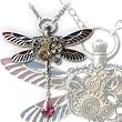 Clockwork Darter - Alchemy Gothic Pendant Necklace