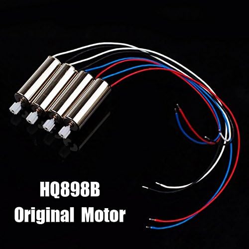 Czxin 4Pcs Original Motor CW and CCW Spare Parts for HQ 898B Wifi FPV RC Quadcopter Drone