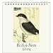 Kitchen & Housewares : Birds & Nests Cavallini 2009 Vintage Prints easel desk calendar 6 by 6.5 inches Cream Laid paper finish