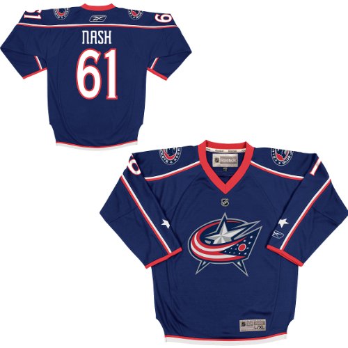 Reebok Columbus Blue Jackets Rick Nash Youth (8-20) Replica Home Jersey Small/Medium