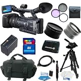 Sony HDR-AX2000 HDRAX2000 Handycam camcorder + Original Sony NP-F970 Info-Lithium Battery Pack (6600mAh) + Telephoto Lens + 3Pcs Filter Kit + 16GB Deluxe Accessory Kit