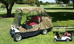 Golf Cart Driving Enclosure for 4 seater with 2 seater roof up to 60" 