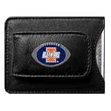 Illinois Fighting Illini NCAA Football Card/Money Clip Holder (Leather)