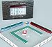 Miniature Magnetic Travel Mah Jongg Set On Faux Alligator Case - Mah-Jong Travel Sets