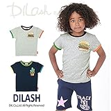(ディラッシュ) DILASH盛夏'16/ガーゼ天竺ワンポイント半袖Ｔシャツ 130 グレー