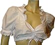 Balkonett Dirndlbluse METTE klassisch und sexy, in wei� oder schwarz, Gr��en:42;Farben:schwarz