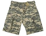 ACU Digital Camouflage Army Vintage Paratrooper Cargo Shorts