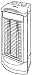 Holmes 1 Touch Quartz Tower Heater