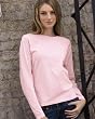 Ladies' Pigment Dyed Long Sleeve Tee Shirt