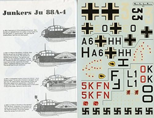 MSAP Decals 1:48 Junkers Ju 88A-4 Decal Sheet #4813*