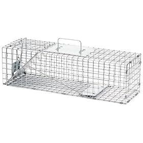 Havahart Live Animal Single Door Cage Trap for Skunks and Rabbits #1078