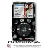 iPod Classic Skin - Punched Holes Black WraptorSkinz TM Kit by TuneTattooz TM