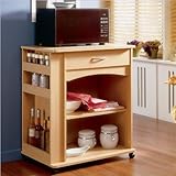 Nexera Delissio Microwave Cart in Natural Maple Nexera Delissio Microwave Cart in Natural Maple