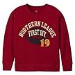 Boys' Hanes Printed Fleece Crew - Red