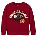 Boys' Hanes Printed Fleece Crew - Red