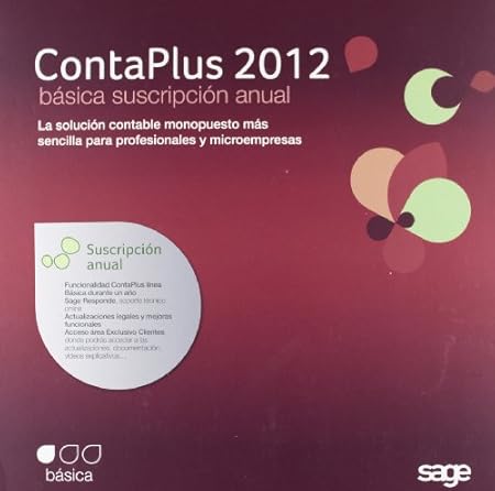 Contaplus Básica 2012 + Servicio Standard