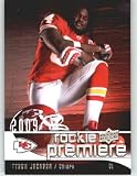 2009 Upper Deck Rookie Premiere Football Card #29 Tyson Jackson (RC) - Kansas City Chiefs (Rookie Card) Mint Condition - In Protective Display Case!