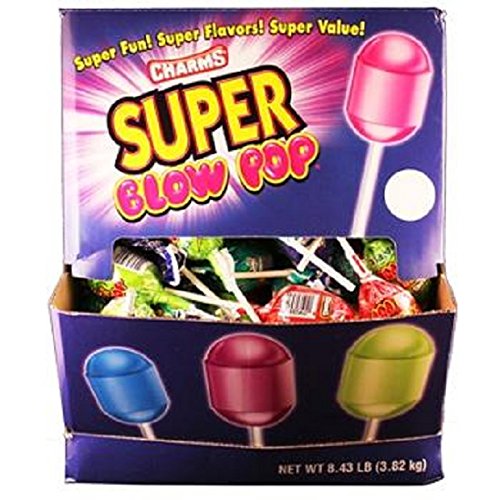 CHARMS SUPER BLOW POP ASSORTED FLAVORS ( 100 in a Pack )
