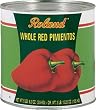 Roland Whole Red Sweet Pimientos, 88-Ounce Cans (Pack of 2)