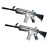 N&B� SOFTAIR SET 2 Gewehre M16 Doppelpackvon "MG Soft STEEL 2"