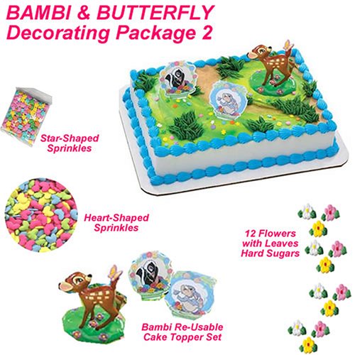 Bambi Cakes - Do-It-Yourself Decorating Pkg. 2 SAVE $2.44 by Decopac, Lucks