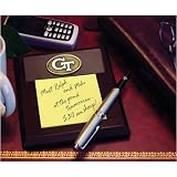 Georgia Tech Yellow Jackets Wooden Logo Memo Pad Holder