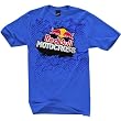 Alpinestars Grit Red Bull Motocross Men's Short-Sleeve Sportswear T-Shirt/Tee - Color: Blue, Size: X-Large
