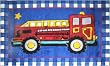 Mack Red Firetruck Rug 39 x 58 Area Rug