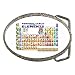 Belt Buckle of Chemistry Periodic Table of Elements with Graphic Representations of E...