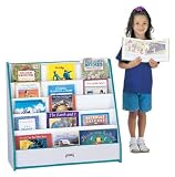 Jonti-Craft 3514JCWW007 FLUSHBACK PICK-a-BOOK STAND - 1 SIDED - YELLOW