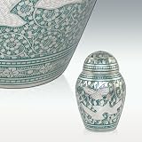 Going Home - Wings of Freedom - Brass Keepsake Cremation Urn