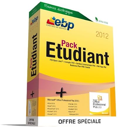EBP Pack Etudiant 2012 - Offre Spéciale MS 2010