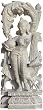 Collectible Figurines Human Sculpture Stone Carving 4.75 x 2.75 x 12 inches (sos010)