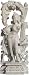 Collectible Figurines Human Sculpture Stone Carving 4.75 x 2.75 x 12 inches (sos010)