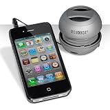 ROXOBOX BoomBall PRO Farbe silber f�r Handy, MP3 Player, Notebook and more - mini speaker