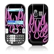 Pink Neon Flames Design Protective Skin Decal Sticker for Palm Centro Cell Phone