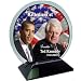 Senator Ted Kennedy Glass Plaque, KENNEDY AND OBAMA
