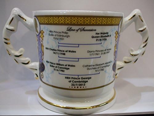 Aynsley English Bone China COMMEMORATIVE Birth Of HRH Prince George Loving Cup